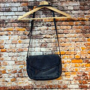 Vintage Toni Genuine Leather blue purse Medium Size 11.5Wx7.5Tx2.5D Blue